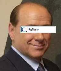 Buffone is the italian word for clown